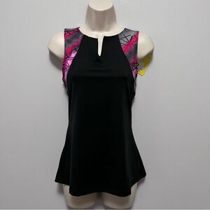 Fila Sleek Streak Print Sleeveless Full Coverage Tank Size S NWT!